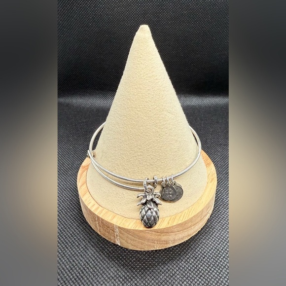 🍍ALEX AND ANI🍍Pineapple Charm Bangle in Rafaelian Silver/EUC - Picture 6 of 8
